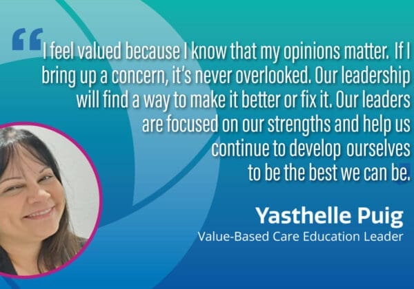 Quote from value-based care education leader