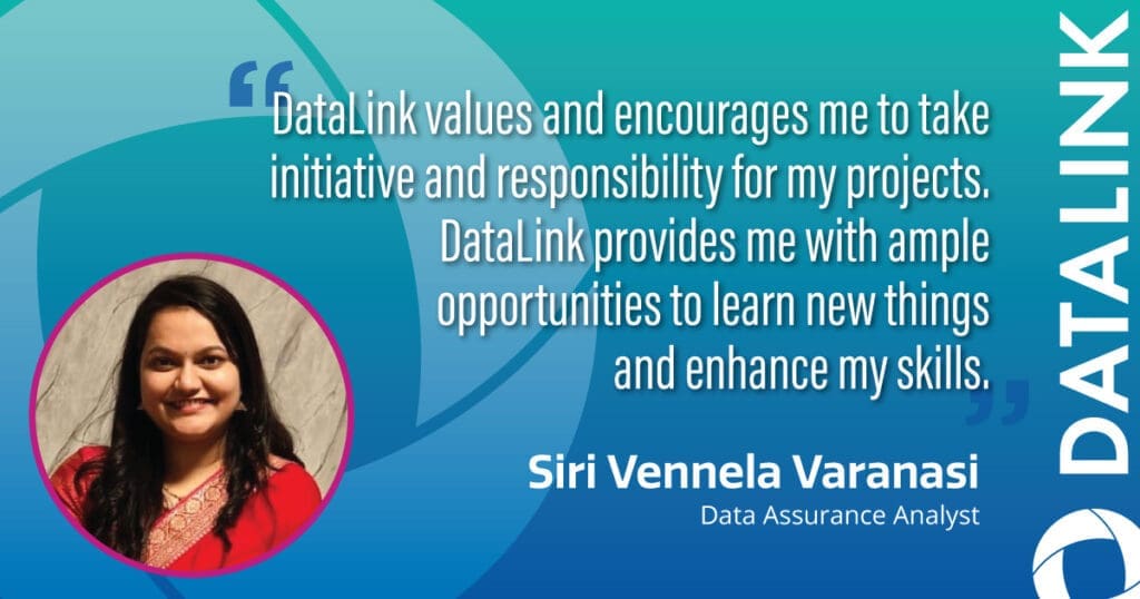 Meet Siri Vennela Varanasi! - DataLink